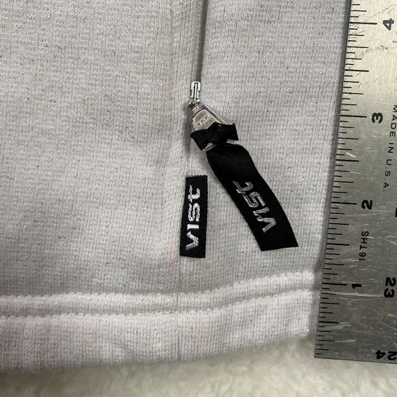 Vist 412 Futura Sweater Italian Ski Gear Sparkly Cotton Fleece Sweater Size 12 - Picture 4 of 12